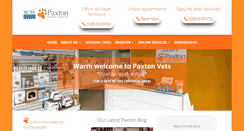 Desktop Screenshot of paxtonvets.co.uk